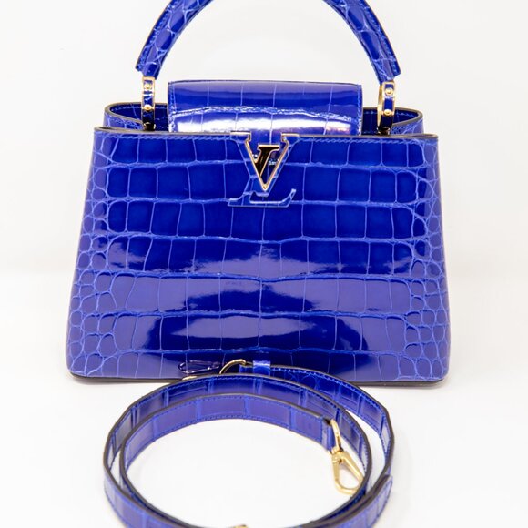 Louis Vuitton BNIB Capucines BB Bag- Santorini Blue exotic leather - Picture 12 of 16